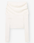 Dove off-shoulder Top - Cream