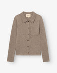 Ines Polo Cardigan - Mocha