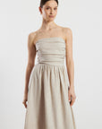 Vienne Linen Dress - Beige