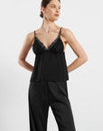 Ama Lace Top - Black