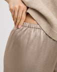 Ames Satin Pants - Nougat