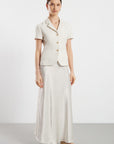Cannes Tweed Jacket - Cream